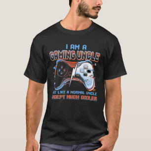 T-shirt Uncle de jeu Uncle normal Beaucoup de vidéo Glaciè