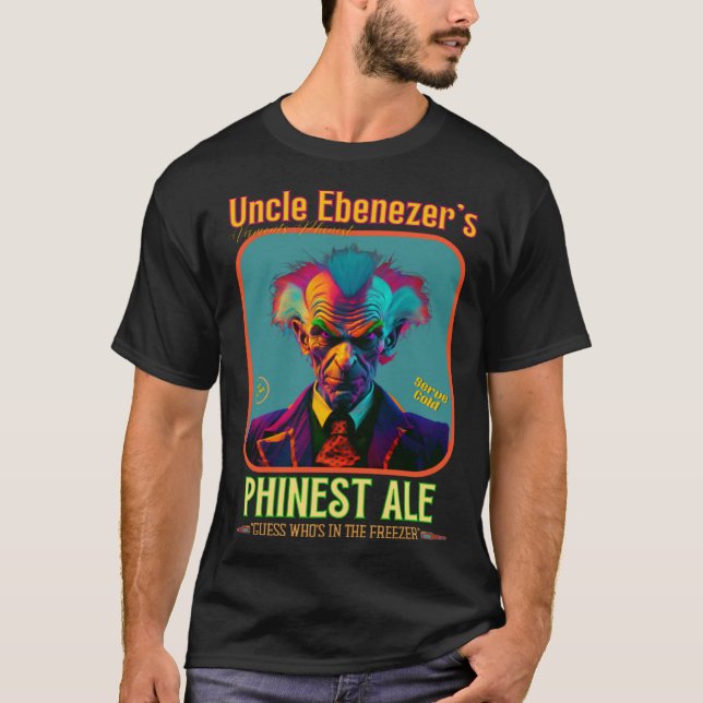 T-shirt Uncle Ebenezer's Vermont Phinest Guess Whos In The (Devant)
