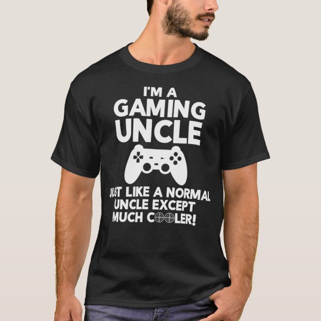 T-shirt Uncle Gamer Funny Jeu vidéo de jeu s (Devant)