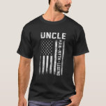 T-shirt Uncle Man Myth Legend American Flag Father's Day<br><div class="desc">Great tee for father,  papa, daddy , grandfather dad or grandad. father dad tee that makes a great celebration announcement or birthday tee fathers day</div>