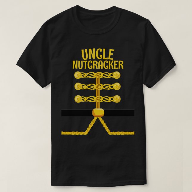 T-shirt UNCLE Nutcracker Correspondance de la famille Noël (Design devant)
