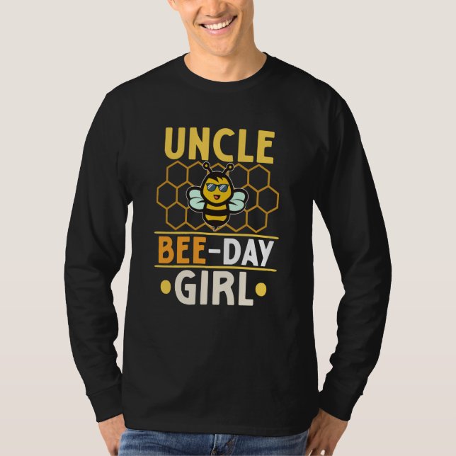 T-shirt Uncle Of Bee Day Girl Honey Beekeeper Beekeeping G (Devant)
