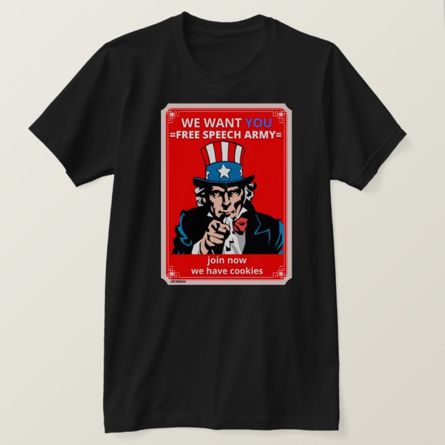 t-shirt "UNCLE SAM" (Design devant)