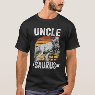 T-shirt Uncle Saurus Dinosaur Unclesaurus Famille Correspo