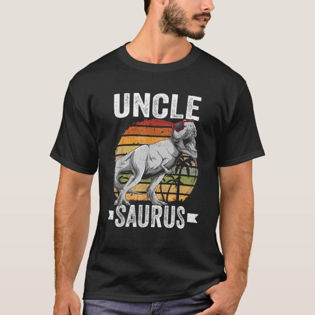 T-shirt Uncle Saurus Dinosaur Unclesaurus Famille Correspo (Devant)