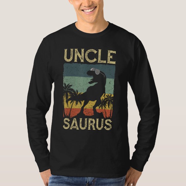T-shirt Uncle Saurus Dinosaur Unclesaurus Rex Family Match (Devant)