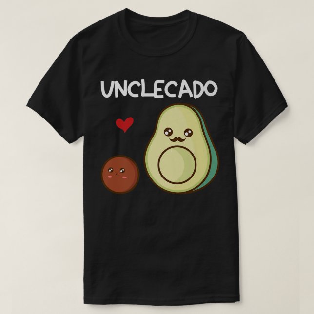 T-shirt Unclecado Oncle Avocado Grossesse Faire-part Avo (Design devant)