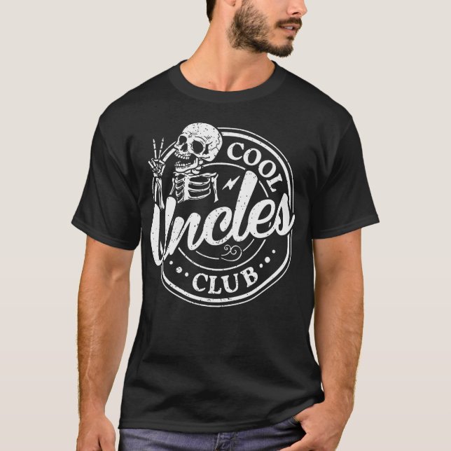 T-shirt Uncles cool Club Uncles Drôle Nouvel Oncle (Devant)