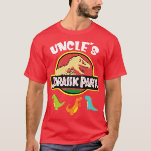 T-shirt Uncles Jurassk Part Happy Père Parent Juillet 4 Ju