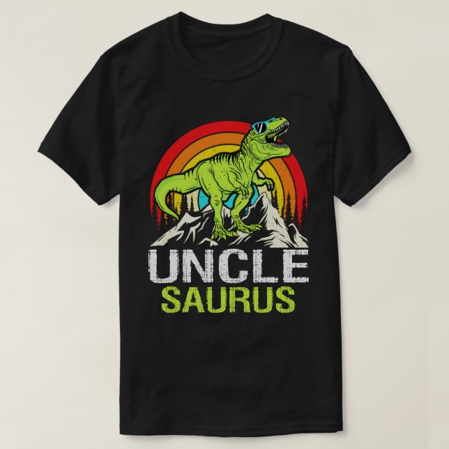 T-shirt Unclesaurus Dinosaur Uncle Saurus Fête des pères (Design devant)