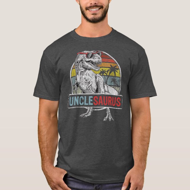 T-shirt Unclesaurus Funny T Rex Dinosaure Oncle saurus (Devant)