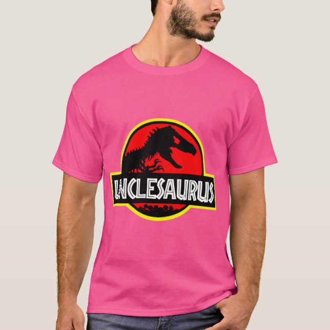 T-shirt Unclesaurus Re Oncle Drôle s rétro (Devant)
