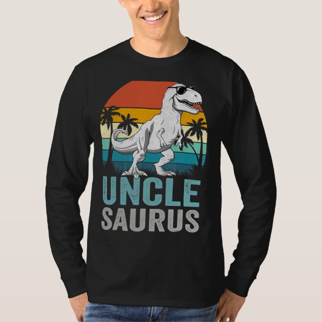 T-shirt Unclesaurus Rex Dinosaur Uncle Saurus Family Match (Devant)