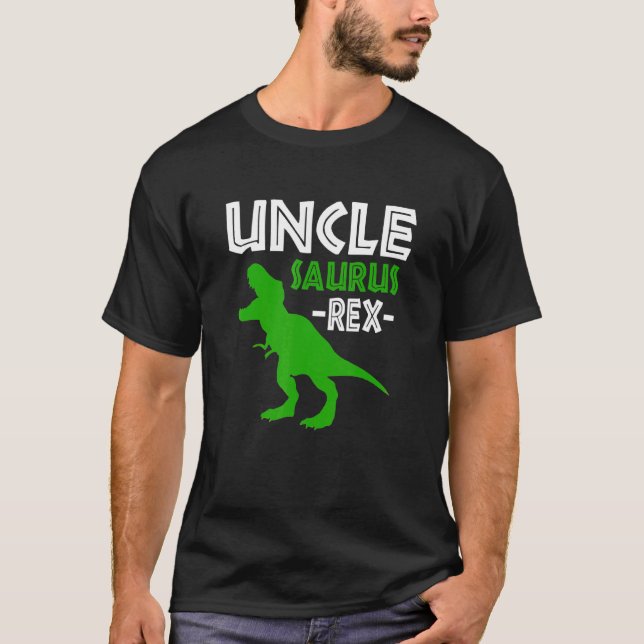 T-shirt Unclesaurus Rex Dinosaur Uncle Saurus Family Match (Devant)