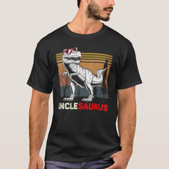 T-shirt Unclesaurus Rex Oncle Dinosaure Rex Oncle Saurus (Devant)