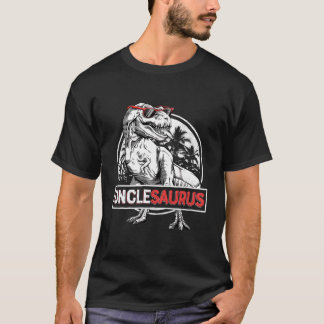 T-shirt Unclesaurus T Rex Dinosaur Hommes Oncle Saurus Fam