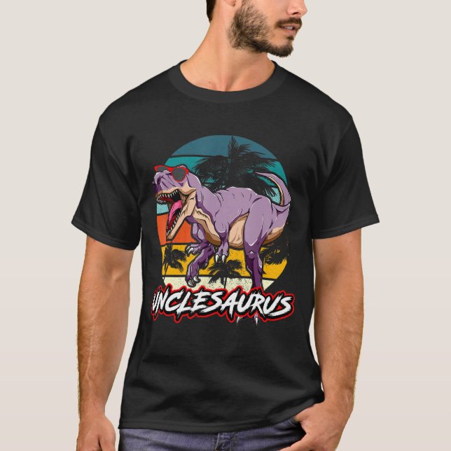T-shirt Unclesaurus T Rex Dinosaure Uncle Saurus Correspon (Devant)