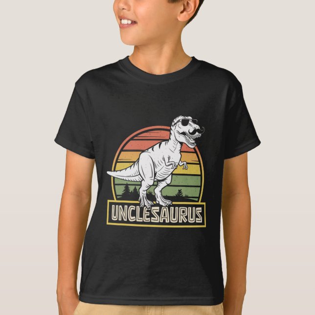 T-shirt Unclesaurus T Rex Dinosaure Uncle Saurus Correspon (Devant)