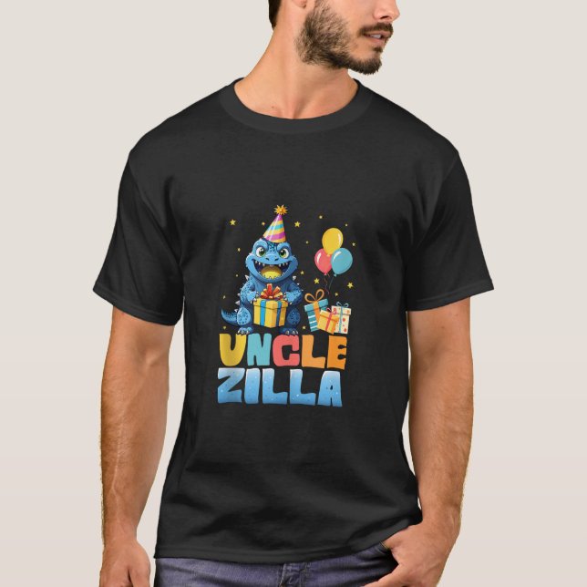 T-shirt Unclezilla Funny Monster Famille Kaiju Corresponda (Devant)