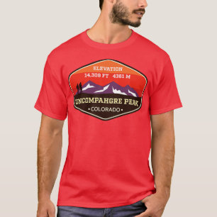 T-shirt Uncompahgre Peak Colorado 14ers Escalade de montag