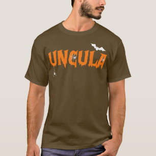 T-shirt Uncula Tee for Uncle Funny Halloween Family Matchi