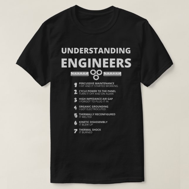 T-shirt Understanding Engineers  Funny Sarcastic Engineeri (Design devant)