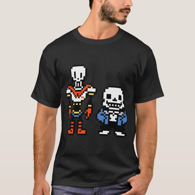 T-shirt Undertale - Squelette (Devant)