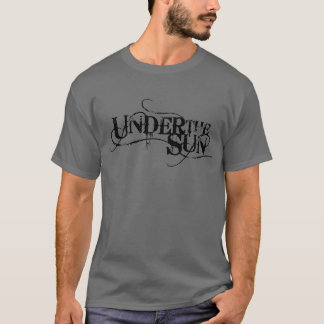 T-shirt UnderTheSun - la pièce en t gris-foncé des hommes