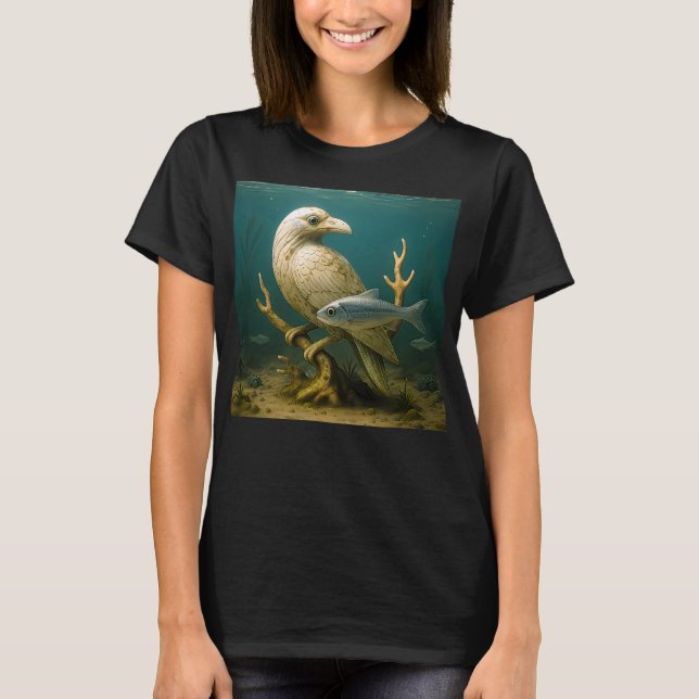 T-shirt Underwater Raven Fantasy (Devant)
