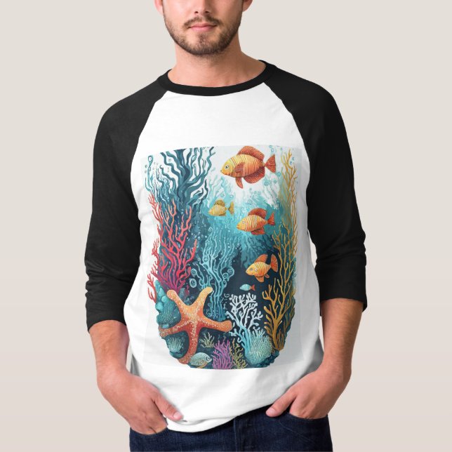 T-shirt Underwater Sea (Devant)