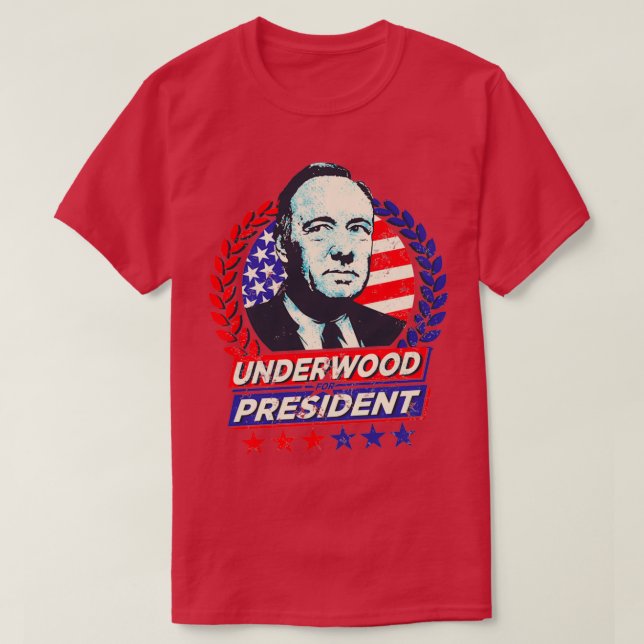T-shirt Underwood, président (Design devant)