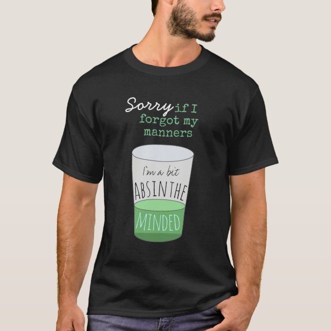 T-shirt Une absinthe de peu occupée (Devant)