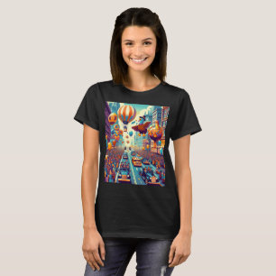 T-shirt une affiche avec des ballons qui disent le mieux