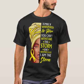 T-shirt Une Africaine Afro Je Suis La Tempête Spina Bifida