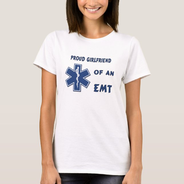 T-shirt Une amie fière d'EMT (Devant)