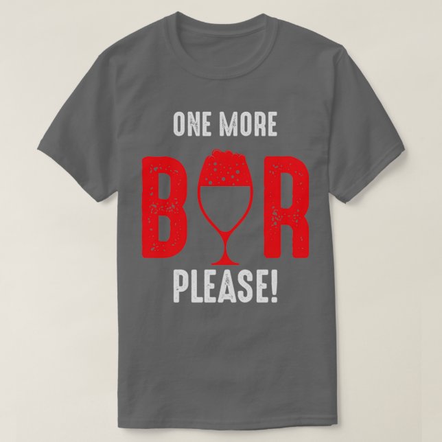 T-shirt une autre bière s'il vous plaît (Design devant)