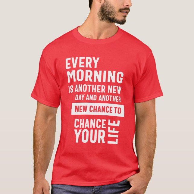 T-shirt Une Autre Chance De Chanter Votre Vie (Devant)