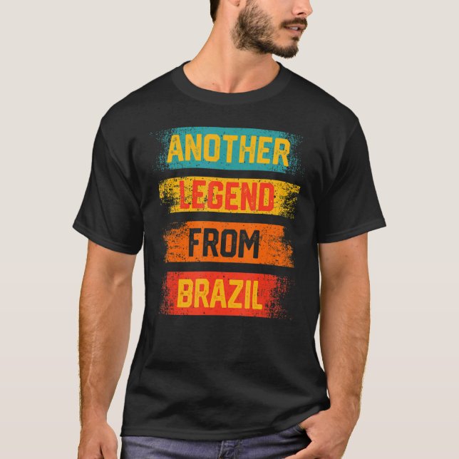 T-shirt Une autre légende du Brésil dérange Na Patriotique (Devant)