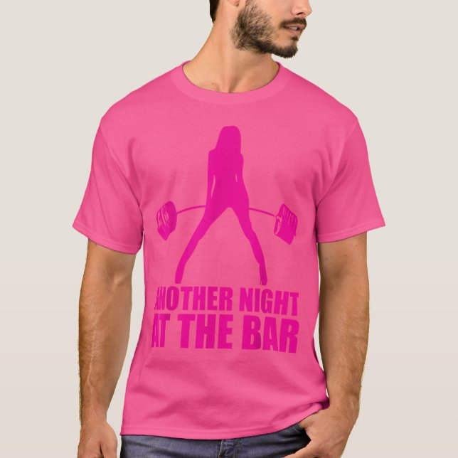 T-shirt Une Autre Nuit Au Bar Barbell - Motivat Féminin (Devant)