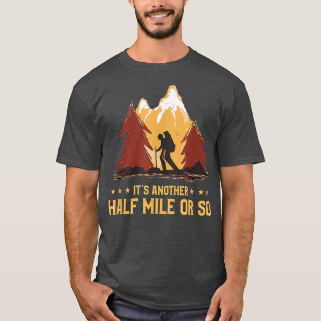 T-shirt Une Autre Randonnée D'Escalades À 800 Mètres (Devant)