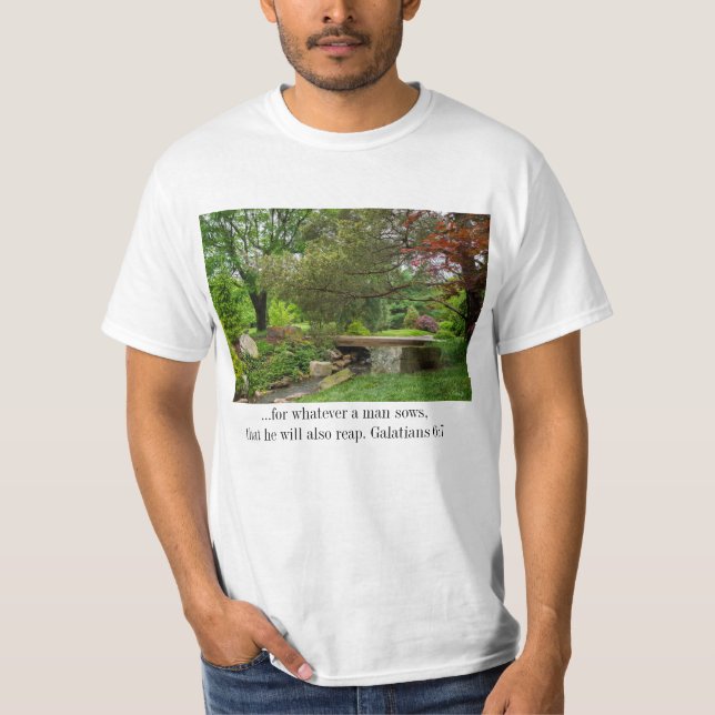 T-shirt Une balade printanière (Devant)