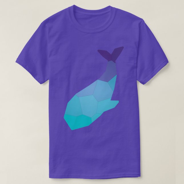 T-shirt Une baleine flottant dans le glacier (Design devant)