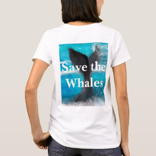 T-shirt Une baleine - Sauvez les baleines blanches