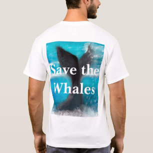 T-shirt Une baleine - Sauvez les baleines blanches