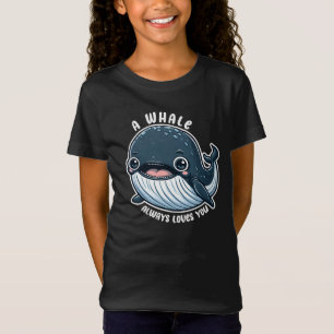 T-Shirt Une Baleine T'Aime Toujours Cadeau Pour Amoureux D