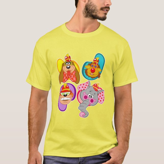 T-shirt Une banane, deux bananes, trois bananes, quatre. (Devant)