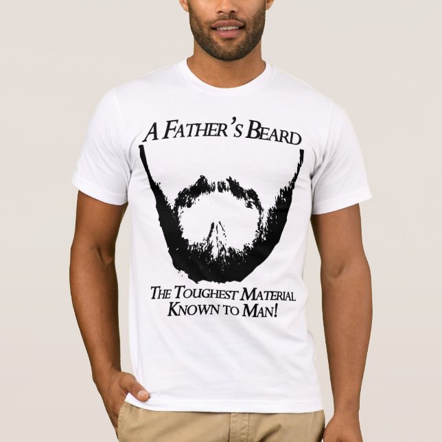 T-shirt Une barbe de pères (Devant)