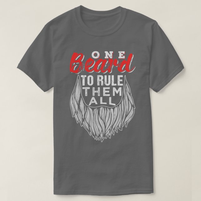 T-shirt Une Barbe Pour Les Régler Toutes Les Fêtes des pèr (Design devant)