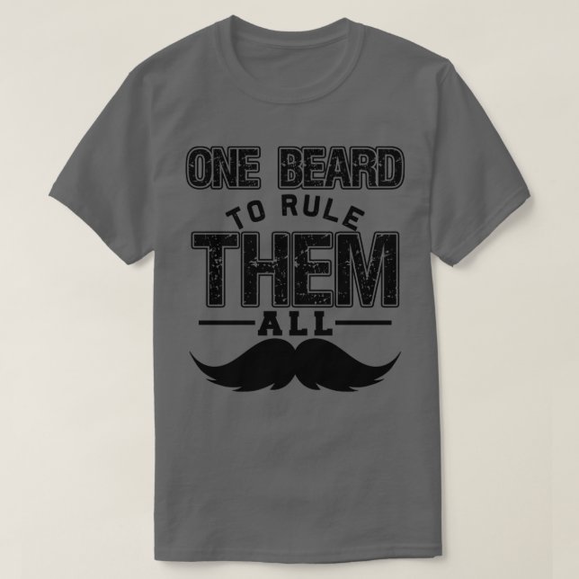 T-shirt Une Barbe Pour Les Régler Toutes Les Mèmes Drôle D (Design devant)