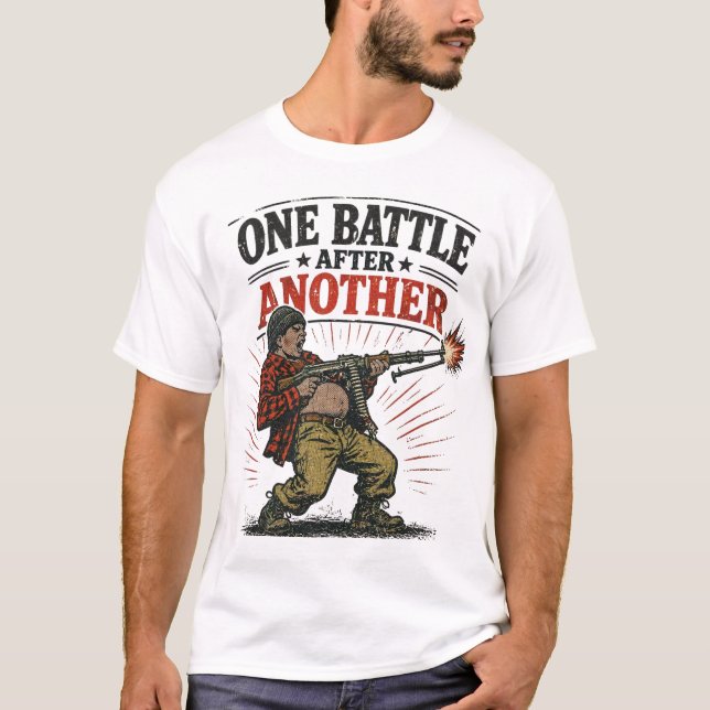 T-shirt Une bataille après l'autre (Devant)